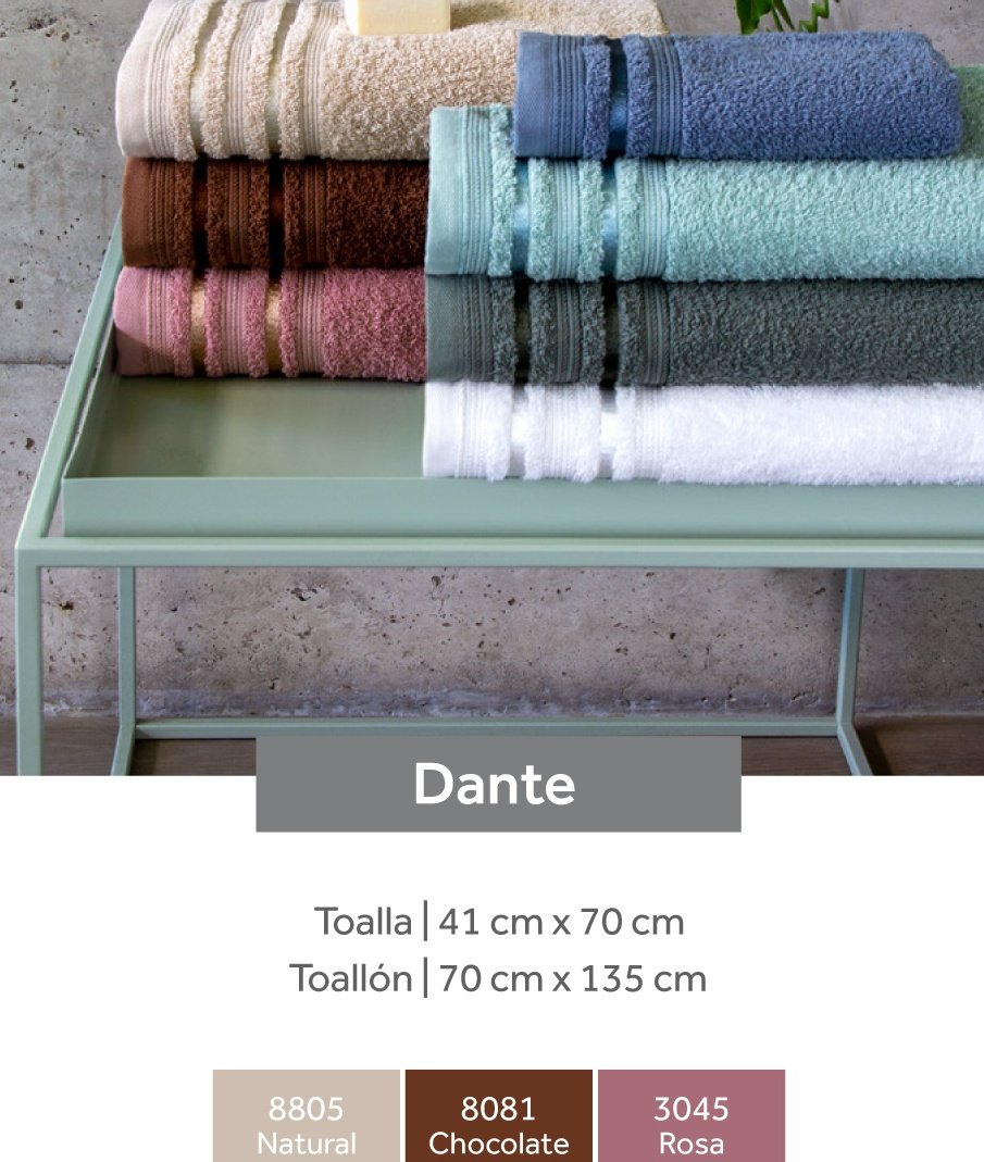 Juego Toalla y Toallón Santista Prata Dante